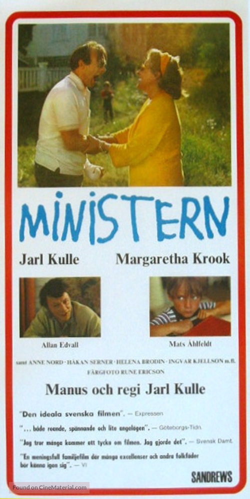 Ministern - Swedish Movie Poster