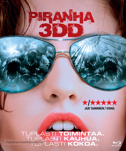 Piranha 3DD - Finnish Blu-Ray movie cover