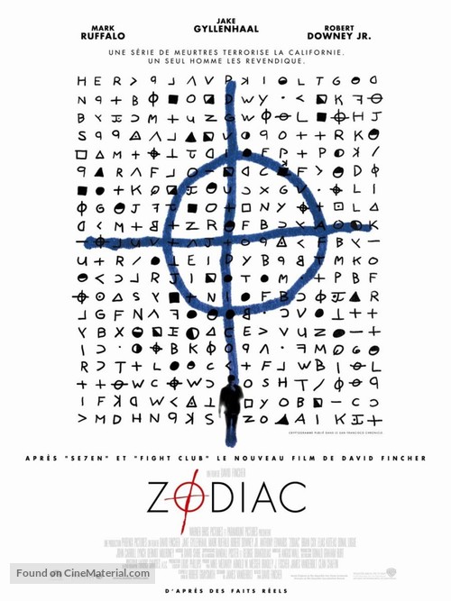 Zodiac - French Movie Poster