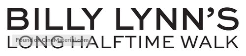 Billy Lynn&#039;s Long Halftime Walk - Logo