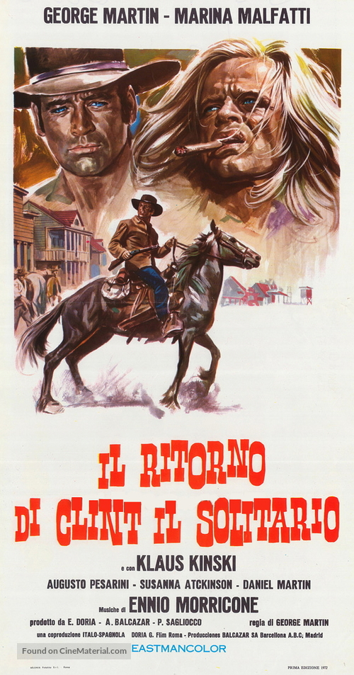 Il ritorno di Clint il solitario - Italian Movie Poster