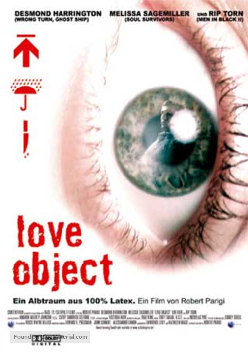 Love Object - German DVD movie cover