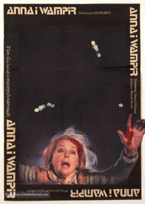 Anna i wampir - Polish Movie Poster