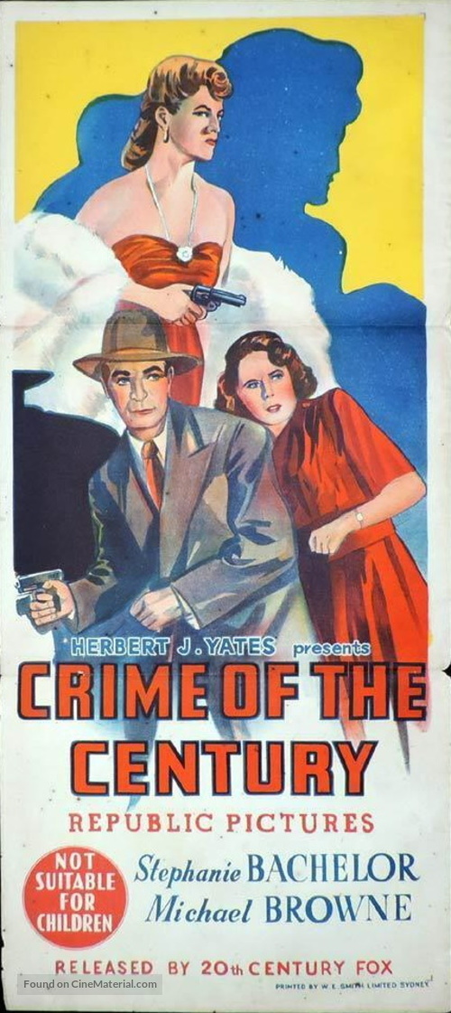 Crime of the Century - Australian Movie Poster