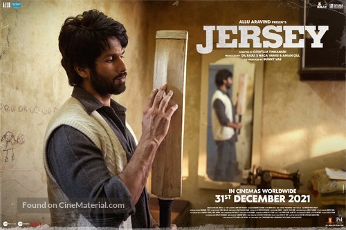 Jersey - Indian Movie Poster