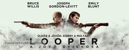 Looper - Hungarian Movie Poster