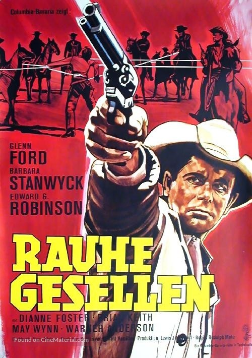 The Violent Men - German Movie Poster