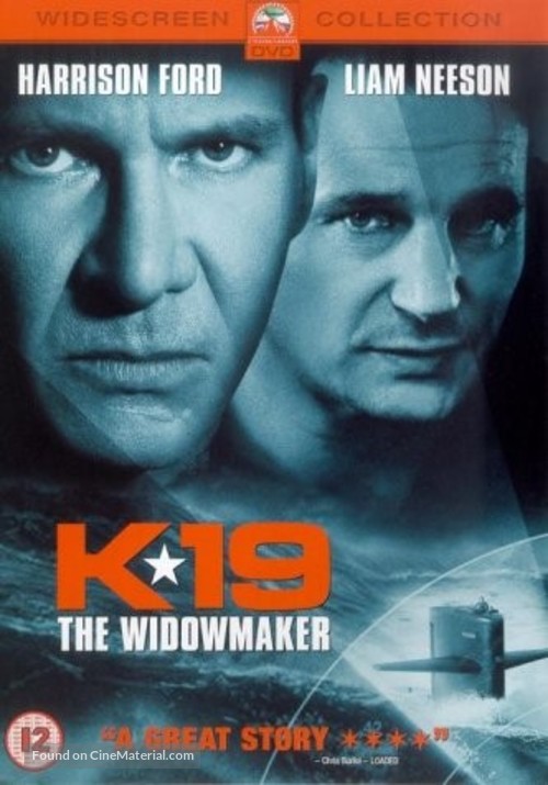 K19 The Widowmaker - British DVD movie cover