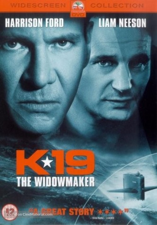 K19 The Widowmaker - British DVD movie cover