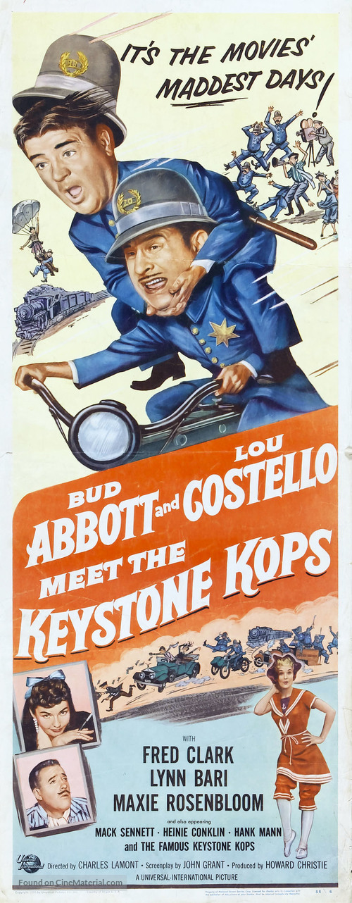 Abbott and Costello Meet the Keystone Kops - Movie Poster