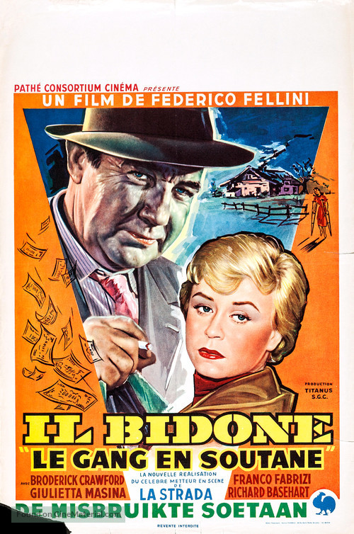 Il bidone - Belgian Movie Poster