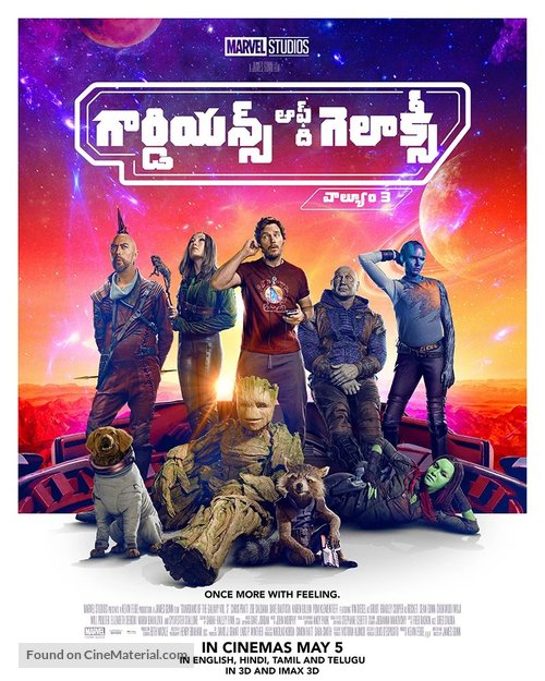 Guardians of the Galaxy Vol. 3 - Indian Movie Poster