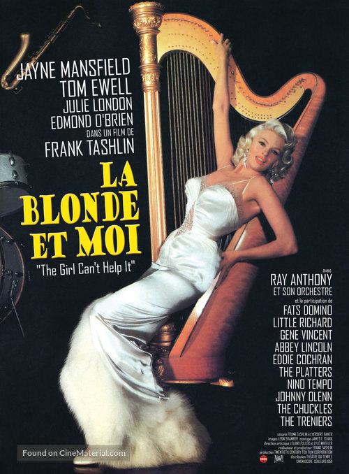 The Girl Can&#039;t Help It - French Movie Poster