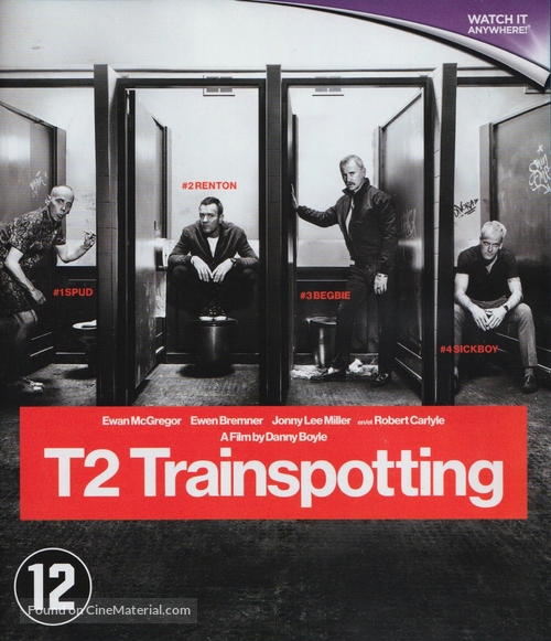 T2: Trainspotting - Dutch Blu-Ray movie cover