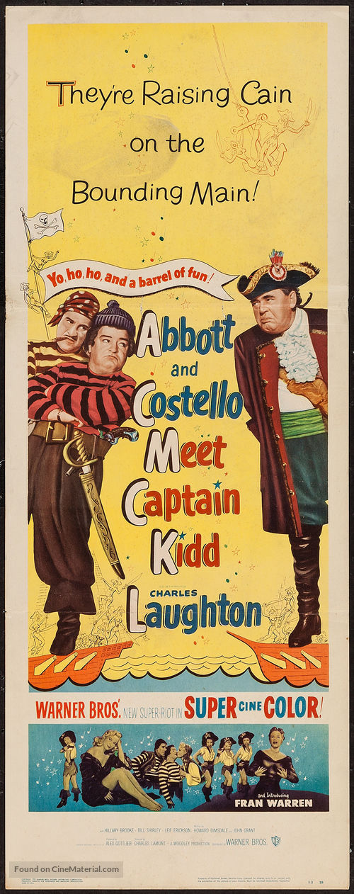 Abbott and Costello Meet Captain Kidd - Movie Poster