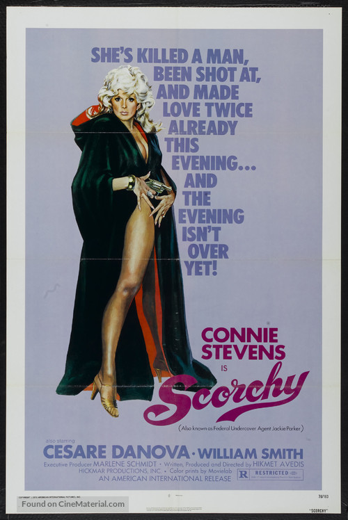 Scorchy - Theatrical movie poster