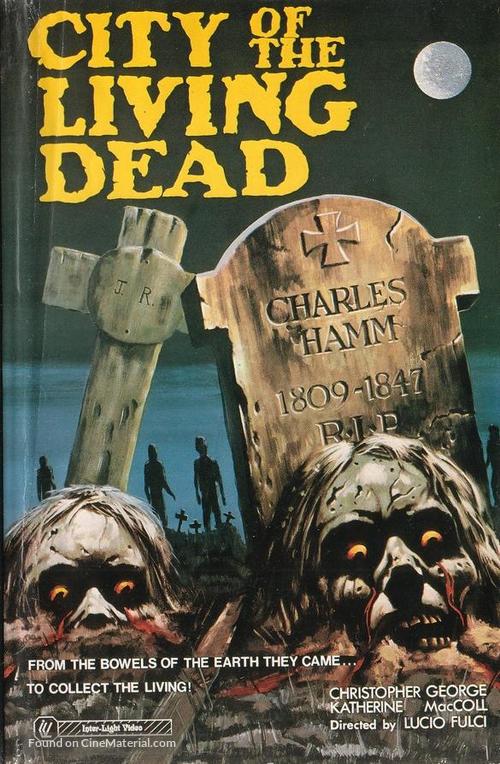 Paura nella citt&agrave; dei morti viventi - British VHS movie cover