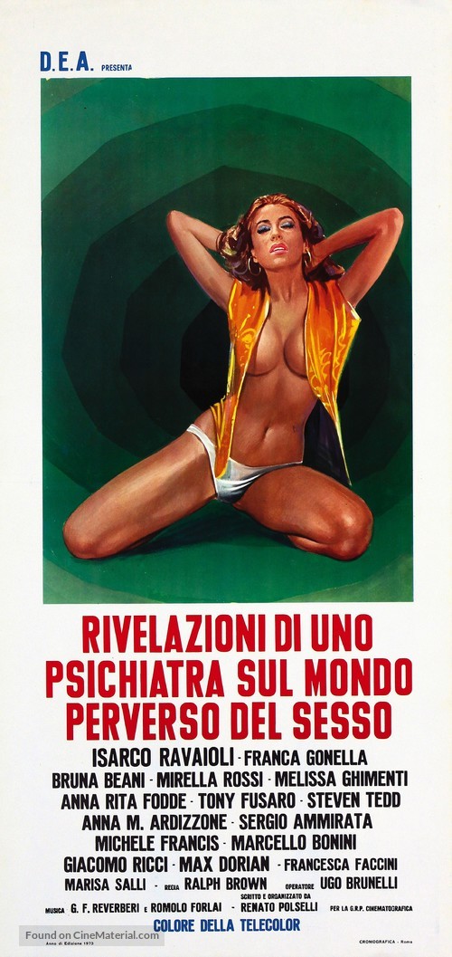 Rivelazioni di uno psichiatra sul mondo perverso del sesso - Italian Movie Poster