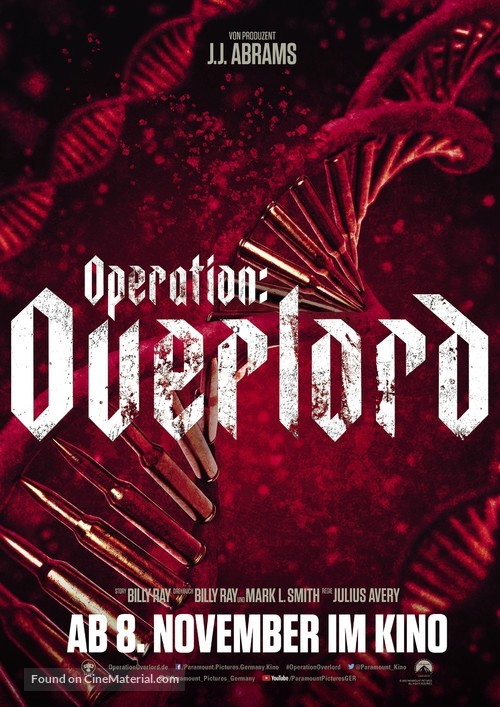 Overlord - German Movie Poster