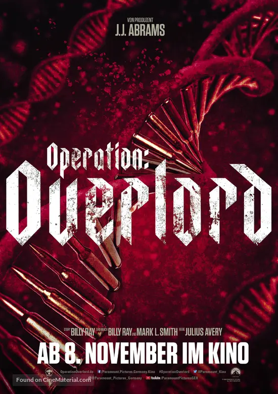 Download Overlord 2018 German Movie Poster Desktop Wallpaper Wallpaper Overlord 2018 German Movie Poster Desktop Wallpaper Free