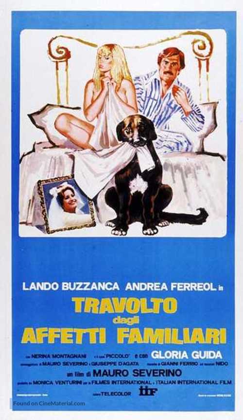 Travolto dagli affetti familiari - Italian Movie Poster