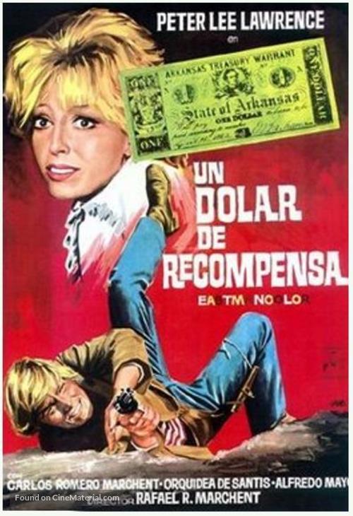 Un d&oacute;lar de recompensa - Spanish Movie Poster