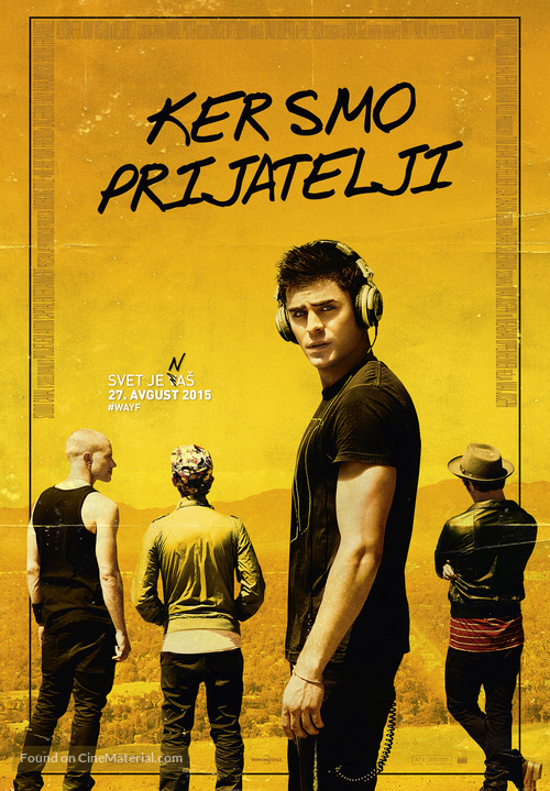 We Are Your Friends - Slovenian Movie Poster