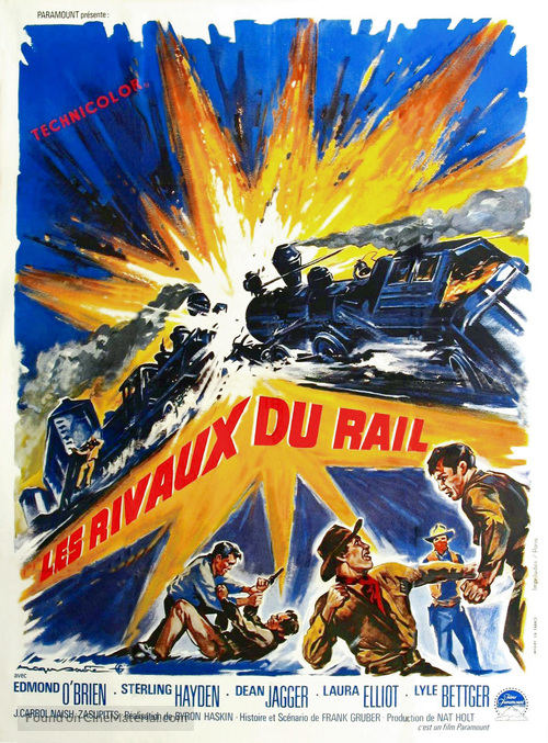 Denver and Rio Grande - French Movie Poster