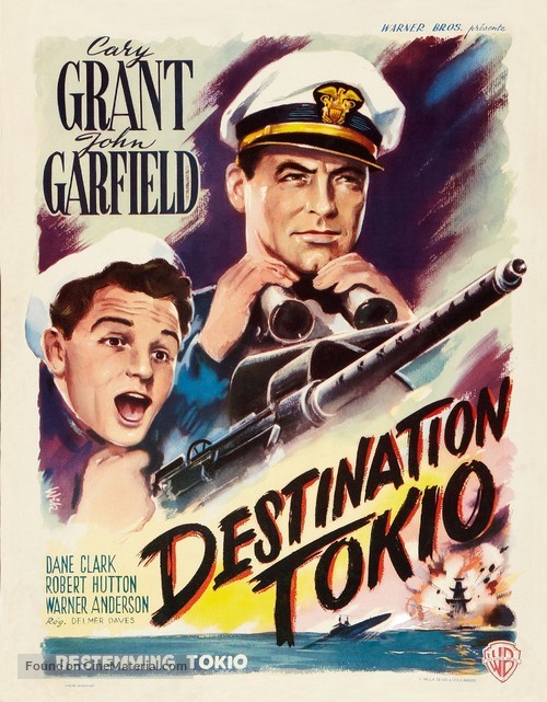Destination Tokyo - Belgian Movie Poster