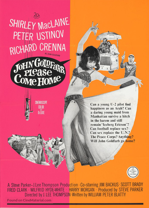 John Goldfarb, Please Come Home - Australian Movie Poster