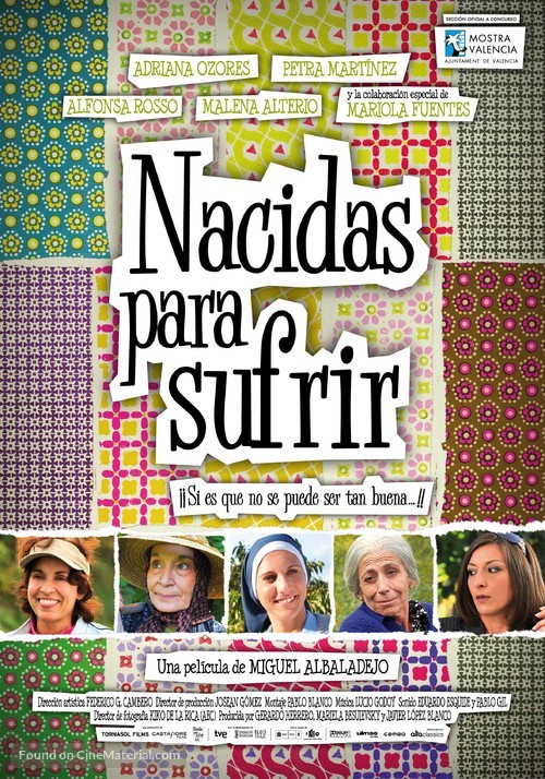 Nacidas para sufrir - Spanish Movie Poster