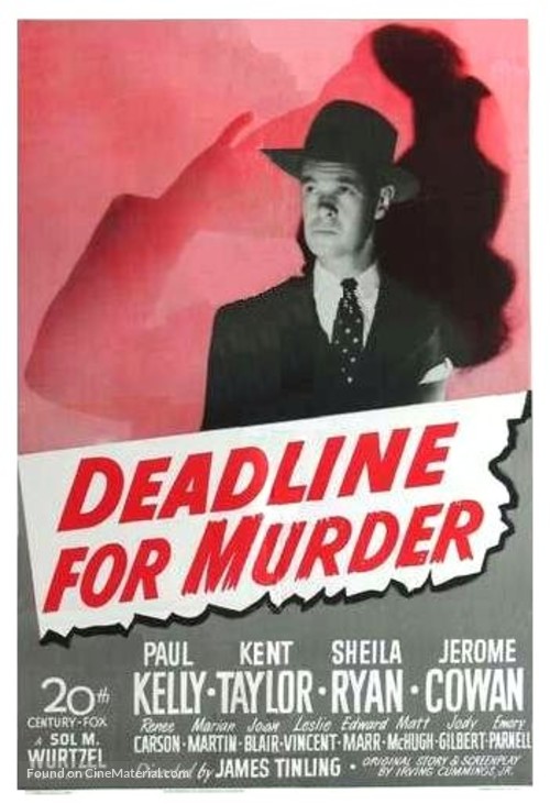 Deadline for Murder - Movie Poster