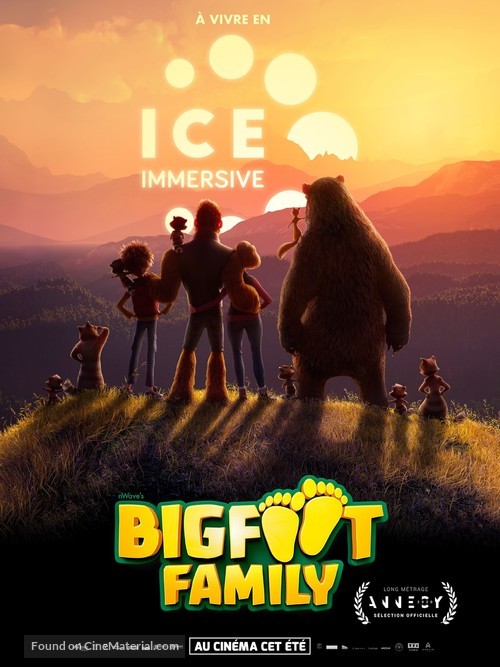 Bigfoot Family - French Movie Poster