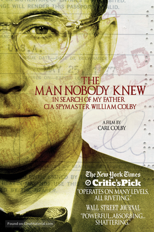 The Man Nobody Knew: In Search of My Father, CIA Spymaster William Colby - Movie Cover
