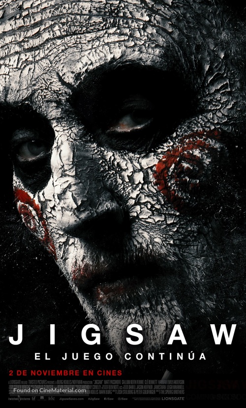 Jigsaw - Argentinian Movie Poster