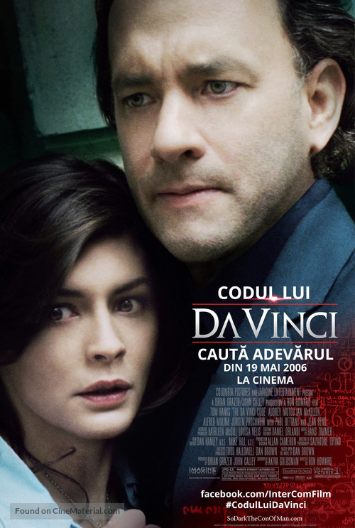The Da Vinci Code - Romanian Movie Poster