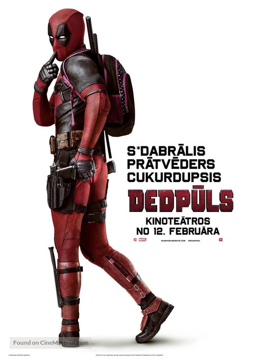 Deadpool - Latvian Movie Poster