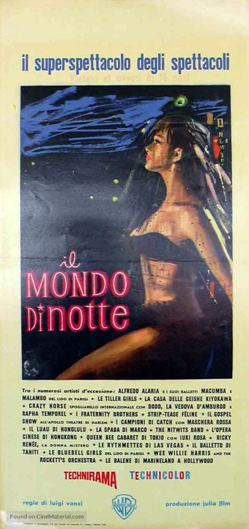 Il mondo di notte - Italian Movie Poster