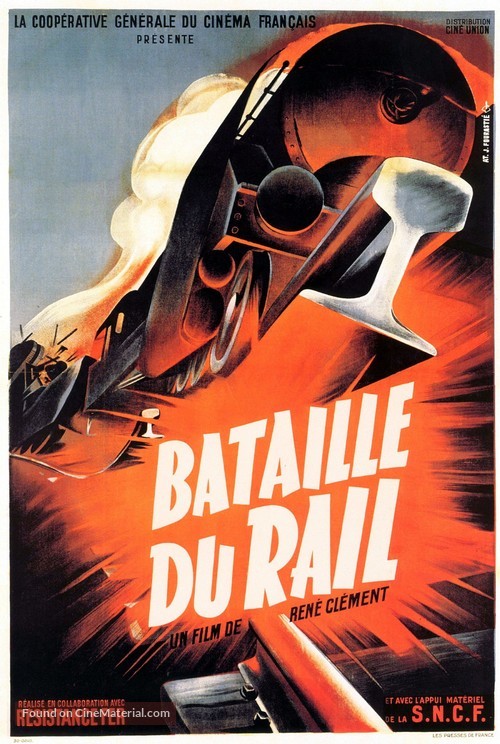 La bataille du rail - French Movie Poster