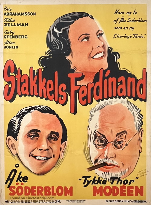 Stackars Ferdinand - Danish Movie Poster