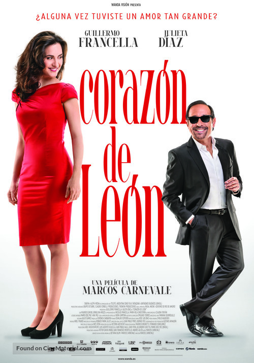 Coraz&oacute;n de Le&oacute;n - Spanish Movie Poster