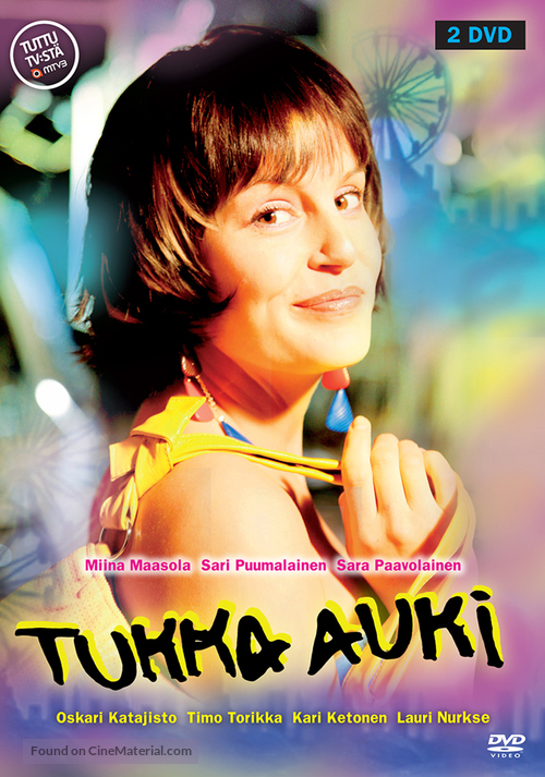 &quot;Tukka auki&quot; - Finnish DVD movie cover