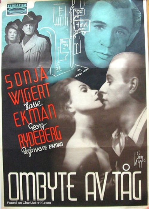 Ombyte av t&aring;g - Swedish Movie Poster