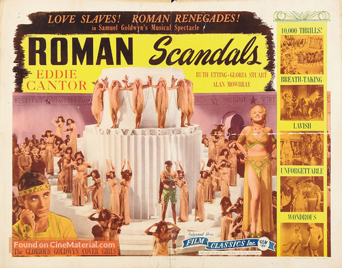 Roman Scandals - Re-release movie poster