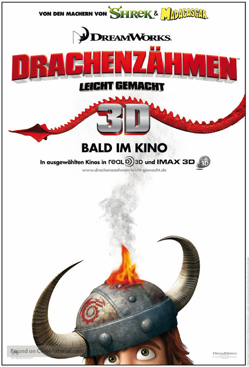 How to Train Your Dragon - German Movie Poster