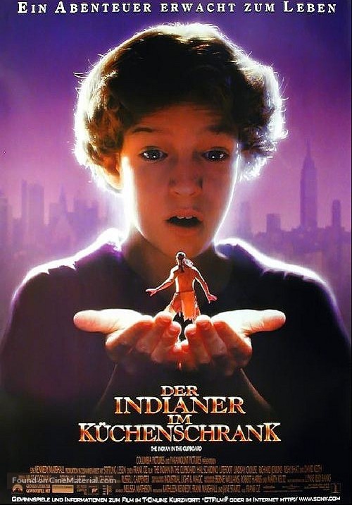 The Indian in the Cupboard - German Movie Poster