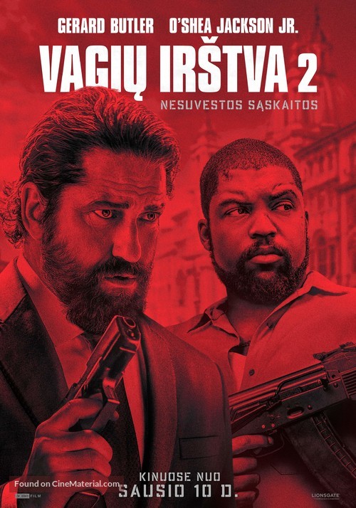 Den of Thieves 2: Pantera - Lithuanian Movie Poster