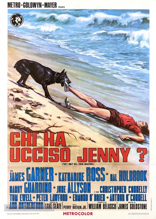 They Only Kill Their Masters - Italian Movie Poster