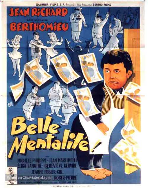 Belle mentalit&eacute; - French Movie Poster