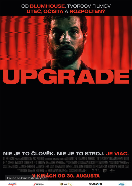 Upgrade - Czech Movie Poster